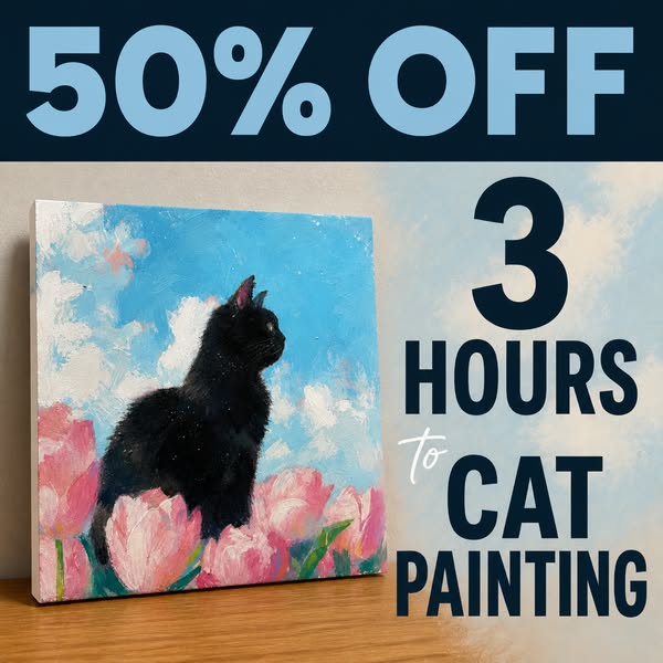 Learn The Modern Art Of Painting Dreamy Acrylic Cats