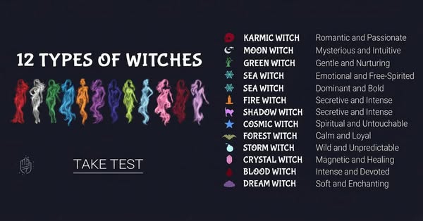 Identify your witchy type in just 1 minute