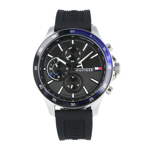 Tommy Hilfiger Herreur - Brad Black TH1791724 - 46 mm+