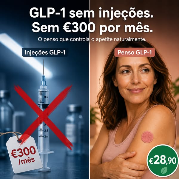 Controla O Apetite Com Tecnologia GLP-1 Sem Agulhas