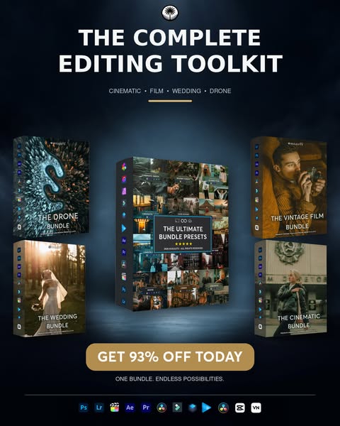 Edit Photos Like a Pro — 93% OFF