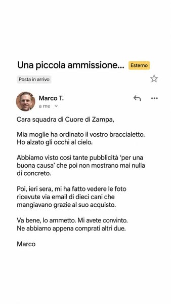 Bracciale Cuore di Zampa