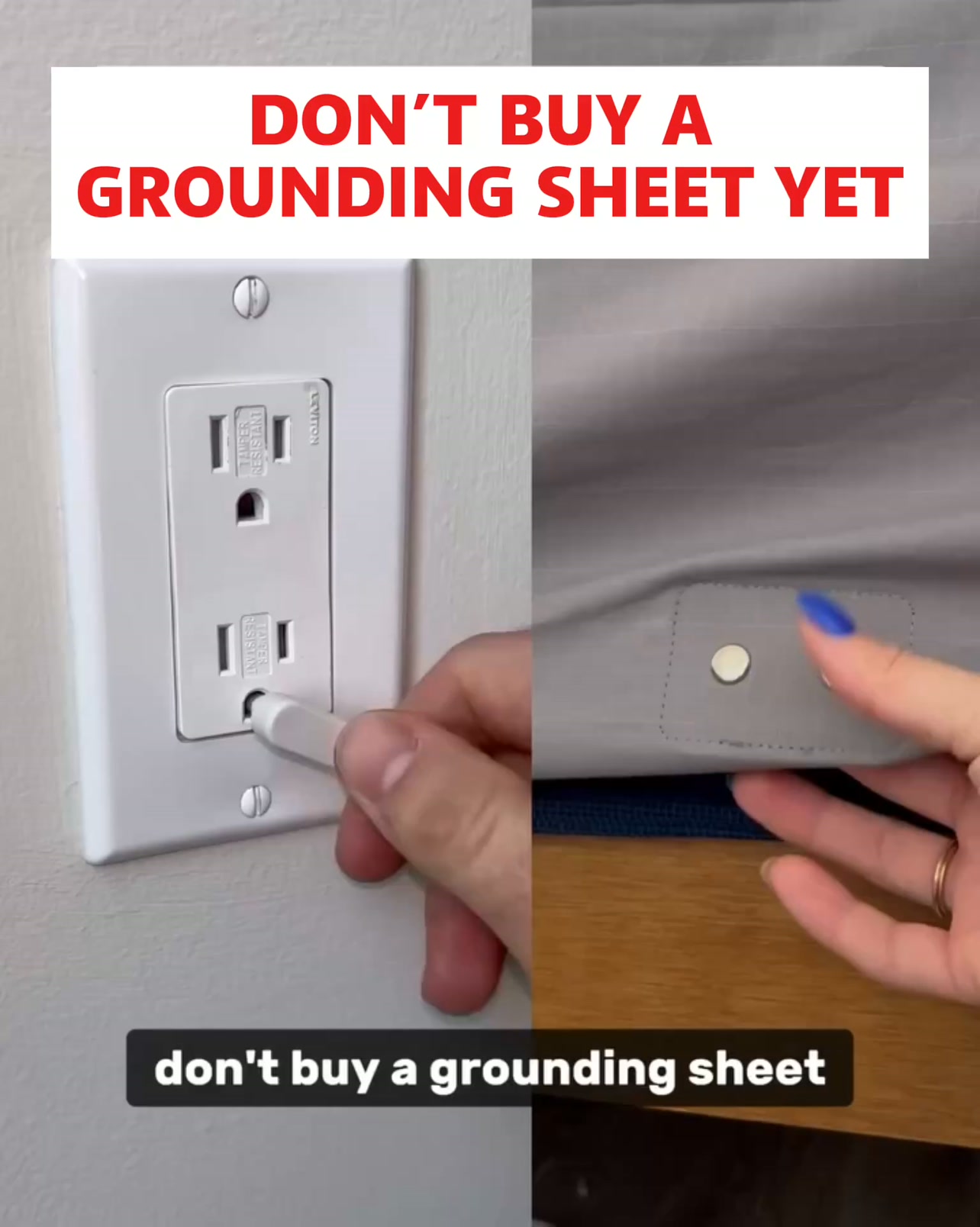 Your Bed, Now a Grounding Routine