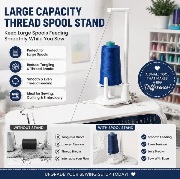 Large Capacity Thread Spool Stand