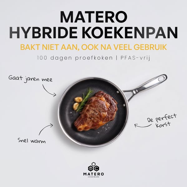 100% PFAS-vrije pannen