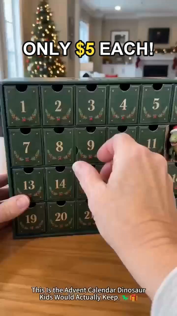 24-Day Dinosaur Advent Calendar — ONLY $5!