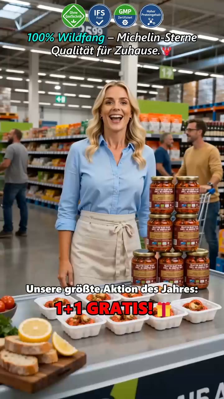 PREMIUM HUMMERSCHWÄNZE (VERZEHRFERTIG) – 50 % Rabatt | Frischer Fang limitiert