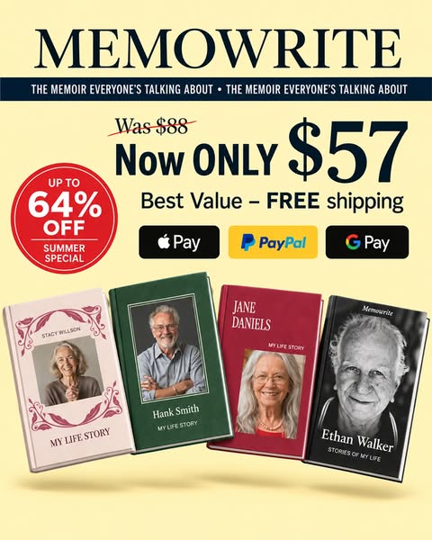 Autumn Sale – 64% Off. Your Story Can't Wait.