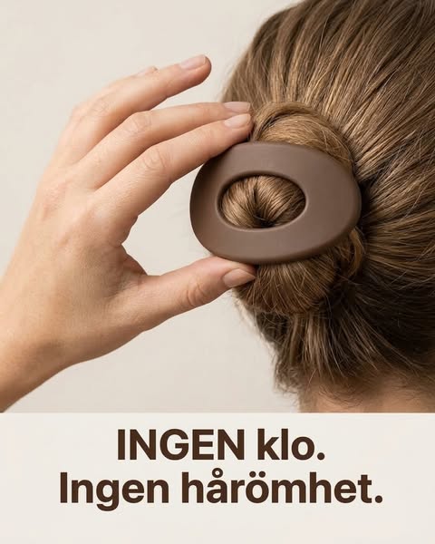 Ingen klo. Bara ett mjukt grepp som håller.