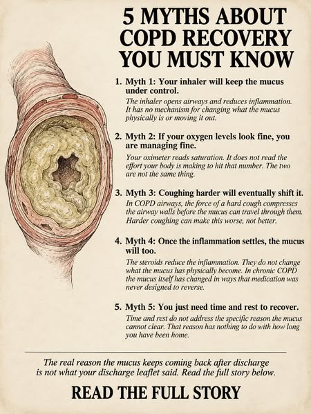 Read this if you have COPD and are still following discharge advice that is not touching the mucus.