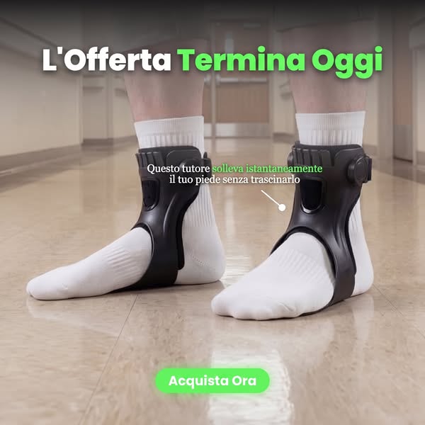 Supporto Quotidiano per il Piede Cadente | 50% DI SCONTO