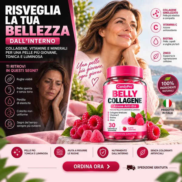 Il collagene che agisce dove le creme non sono mai arrivate