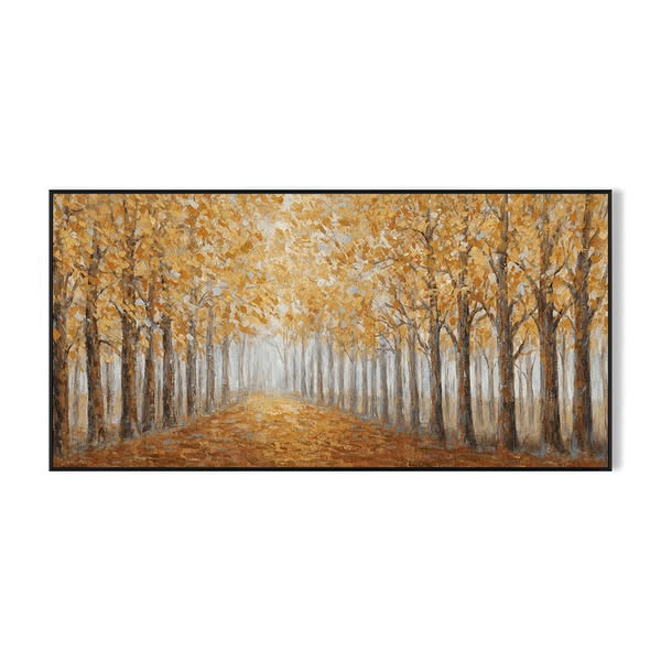 Golden Pathway - Autumn Forest Avenue#L0572