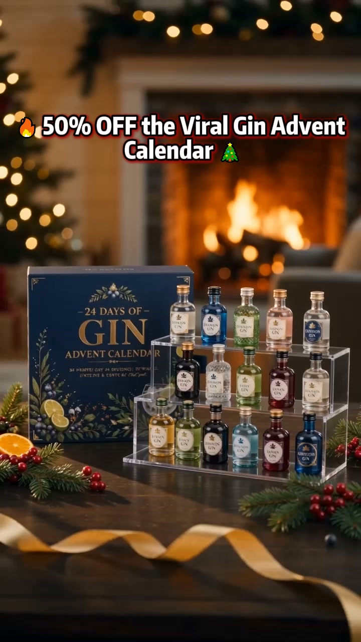 Another chocolate advent calendar? Gone by December 3rd, foil in the bin, zero personality. This one pours 24 little gin moments on the