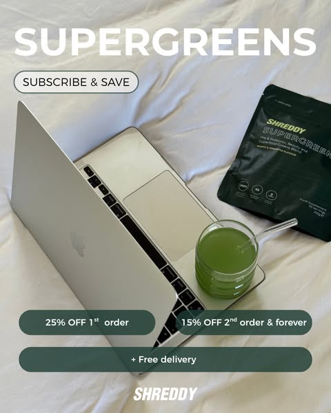 25% OFF SUPERGREENS