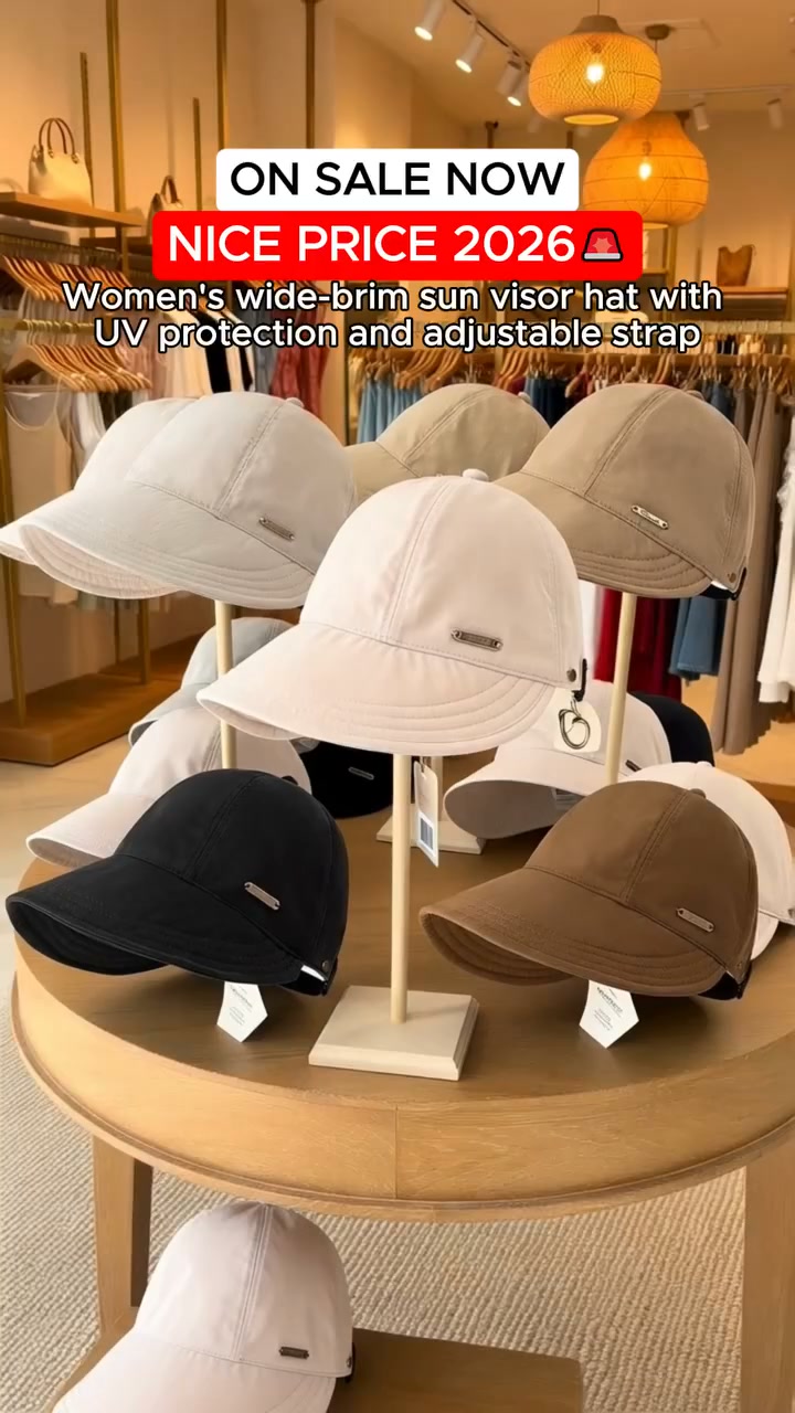 "Everything you need in one sun hat."