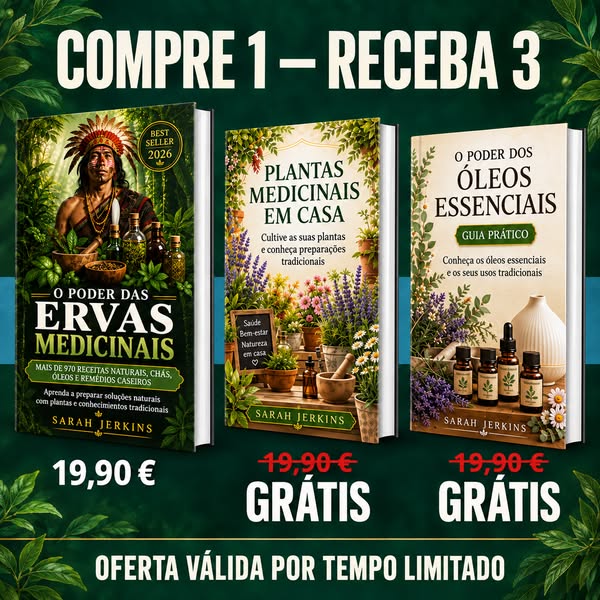 O Poder das Ervas Medicinais + Livros de Oferta