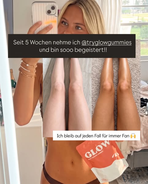 Von blass zu gebräunt in nur 30 Tagen!