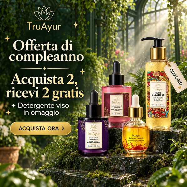 Acquista 2 prodotti, ne ricevi 2 in omaggio + un detergente viso gratuito