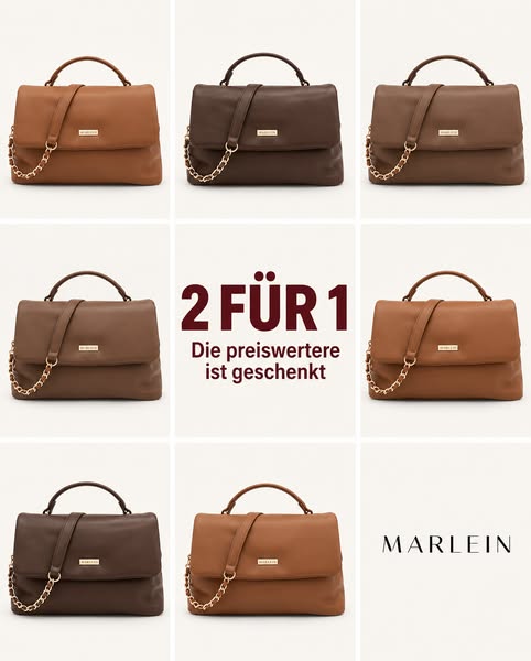 2 Taschen zum Preis von 1