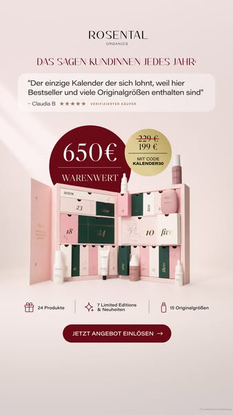 30 €. Nur jetzt.