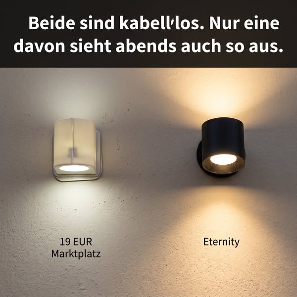 Kein Kabel. Kein Bohren. Kein Chaos