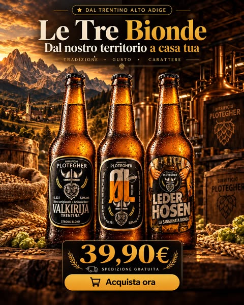Le Tre Bionde del Trentino Alto Adige
