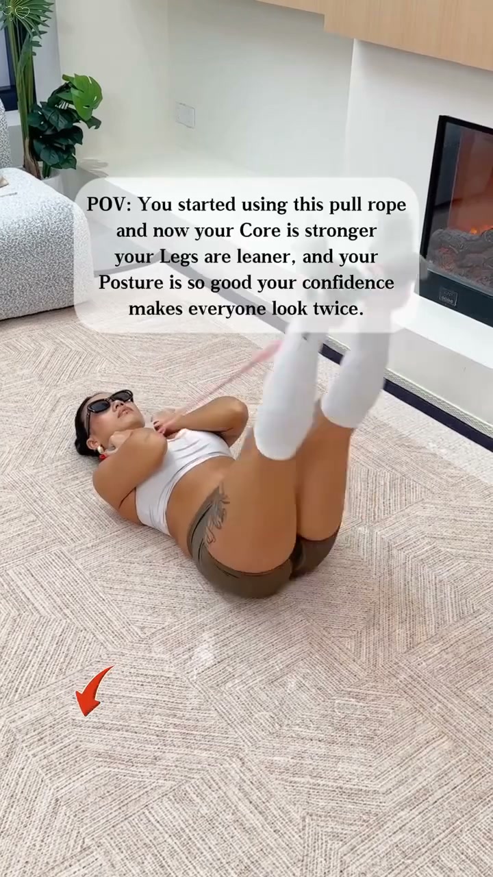 Foot Pedal Resistance Band = Full-Body Toning + No Equipment Needed