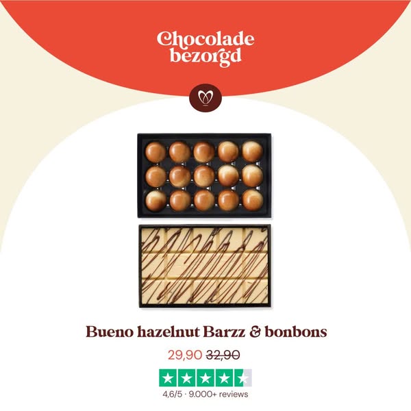 Bueno hazelnut Barzz & bonbons