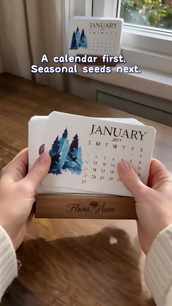 Seed Calendar 2027