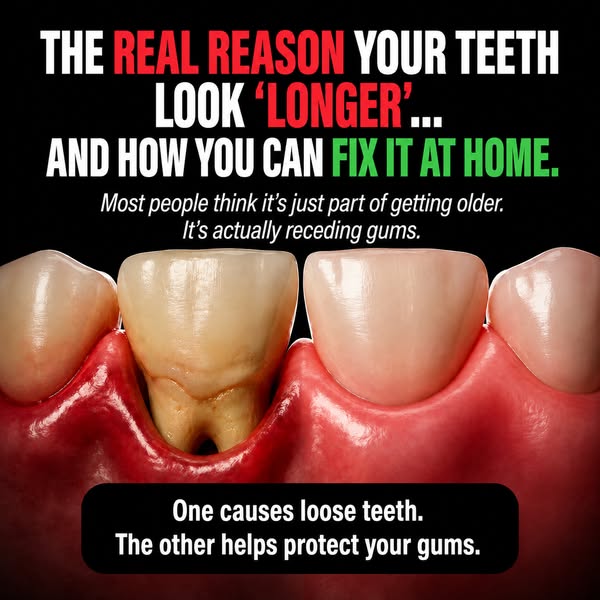 I thought my gums were shrinking because I was getting older... until one sentence from a dental professional completely changed how I looke