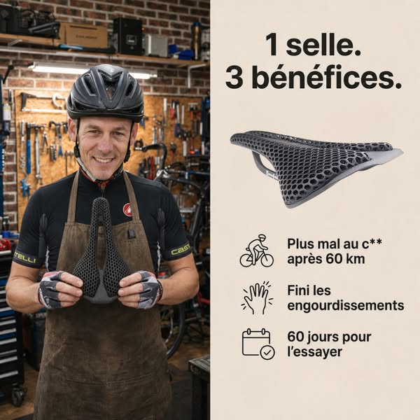 Roulez sans douleur dès 60 km