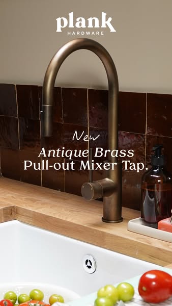 New: Antique Brass Tap