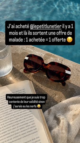 1 Achetée = 1 Offerte