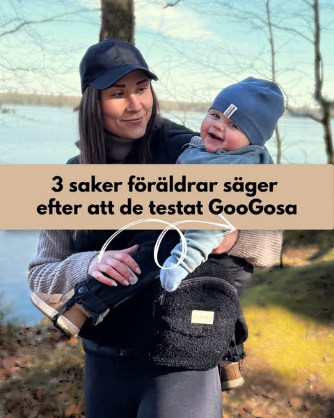 Upptäck varför tusentals småbarnsföräldrar har valt att bära sina barn med GooGosa det senaste året!