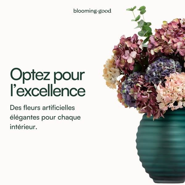 La nouvelle référence des fleurs artificielles.