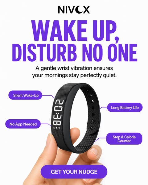 A smartwatch on the table wakes no one.