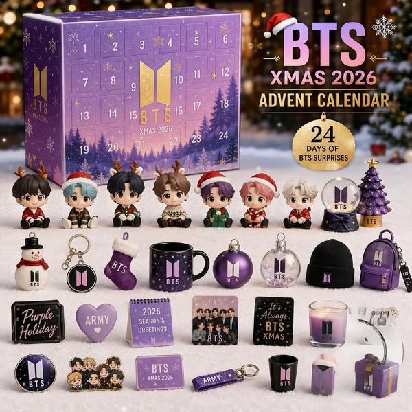 BTS Xmas 2026 Advent Calendar – 24 Days of Surprise Collectibles & Holiday Gifts for BTS Fans