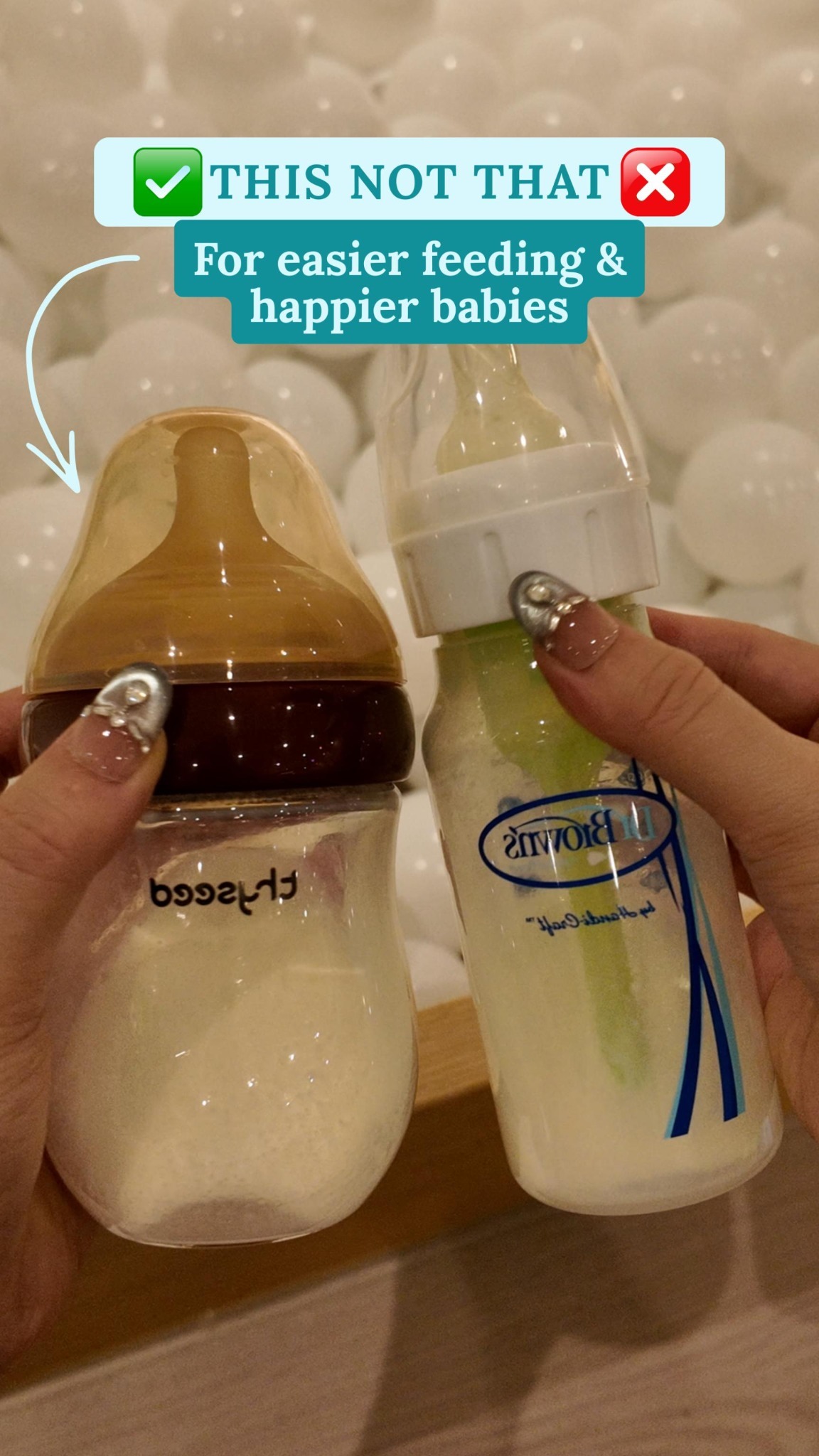 The ONLY bottle my breastfed baby took
