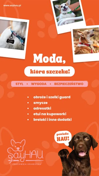Moda, która szczeka!