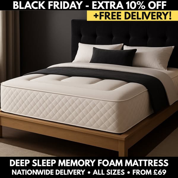Deep-Sleep Mattress | Extra 10% OFF + Free Delivery