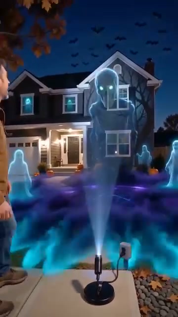 Plug-&-Play-HD-Sternprojektor: Halloween-6-Disc-Set