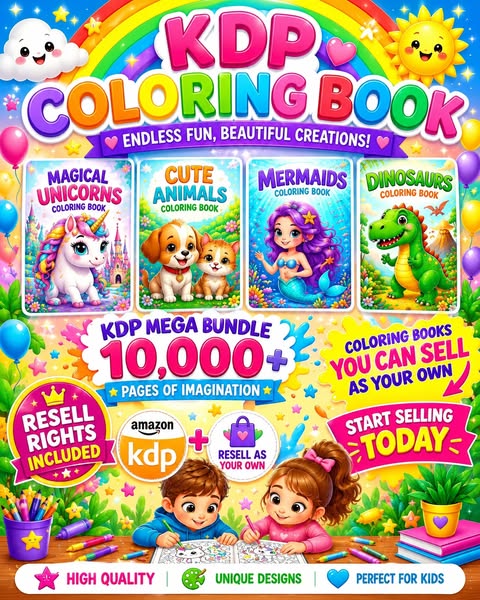 Coloring Books With Resell Rights