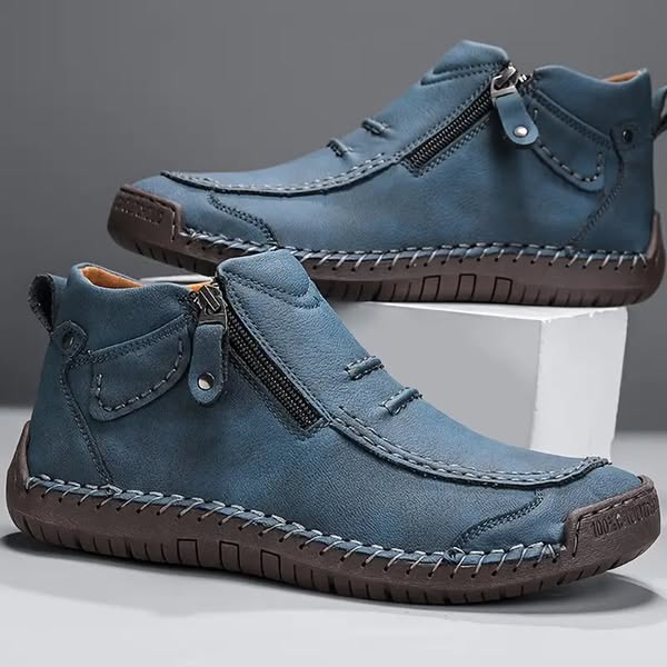Schuhe an, Reißverschluss zu, fertig