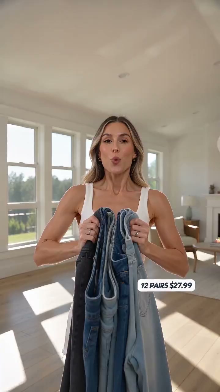 12-PAIR WOMEN’S JEANS — ONLY $27.99!