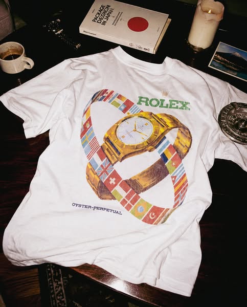 Vintage Rolex Oyster Perpetual White Tee