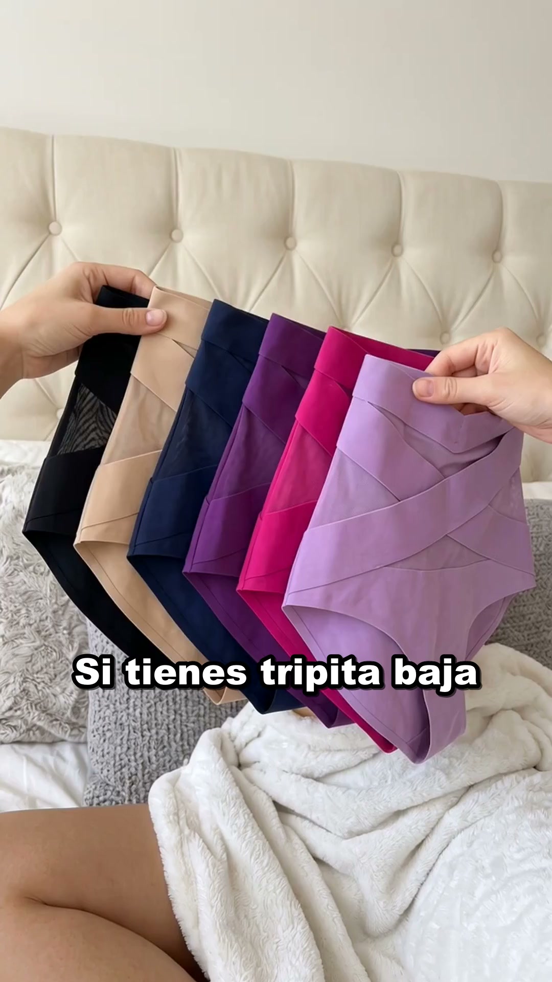 La braga que recoge sin apretar