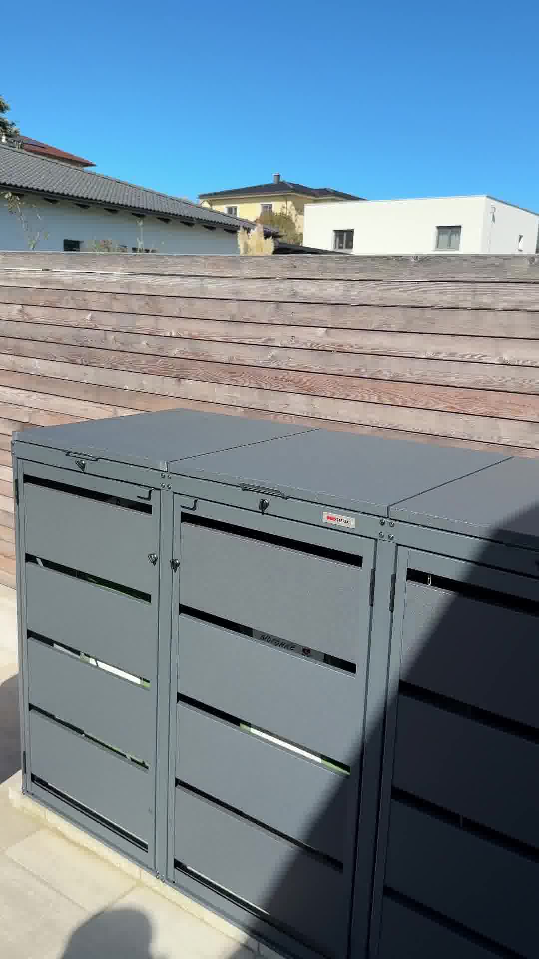 Stilvolle Mülltonnenboxen entdecken
