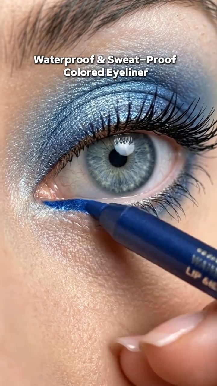 12-Pack Eyeliner Pencil Waterproof Colored Gel Liners