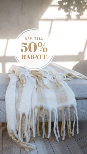 Höstens stora rea 50% rabatt